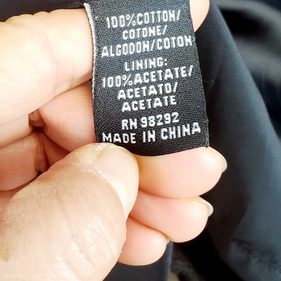 Tibi Jacket Black With White Piping Sz 4 - Picture 7 of 8